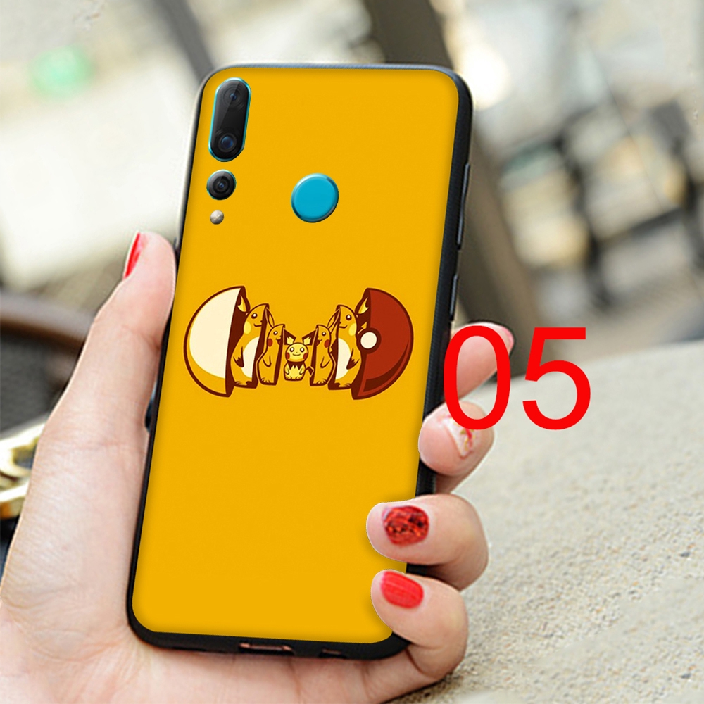 POKÉMON Ốp Điện Thoại Dẻo Họa Tiết Hoạt Hình Pikachu Dễ Thương Cho Huawei Nova 4e 5 7 Pro Se 5i 5t 6 7se No81