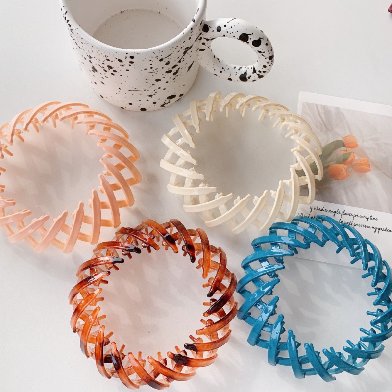 Dây Buộc Tóc Đuôi Ngựa Hình Tổ Chim Cố Định Tóc Đuôi Ngựa Có Thể Thu Gọn Cho Nữ