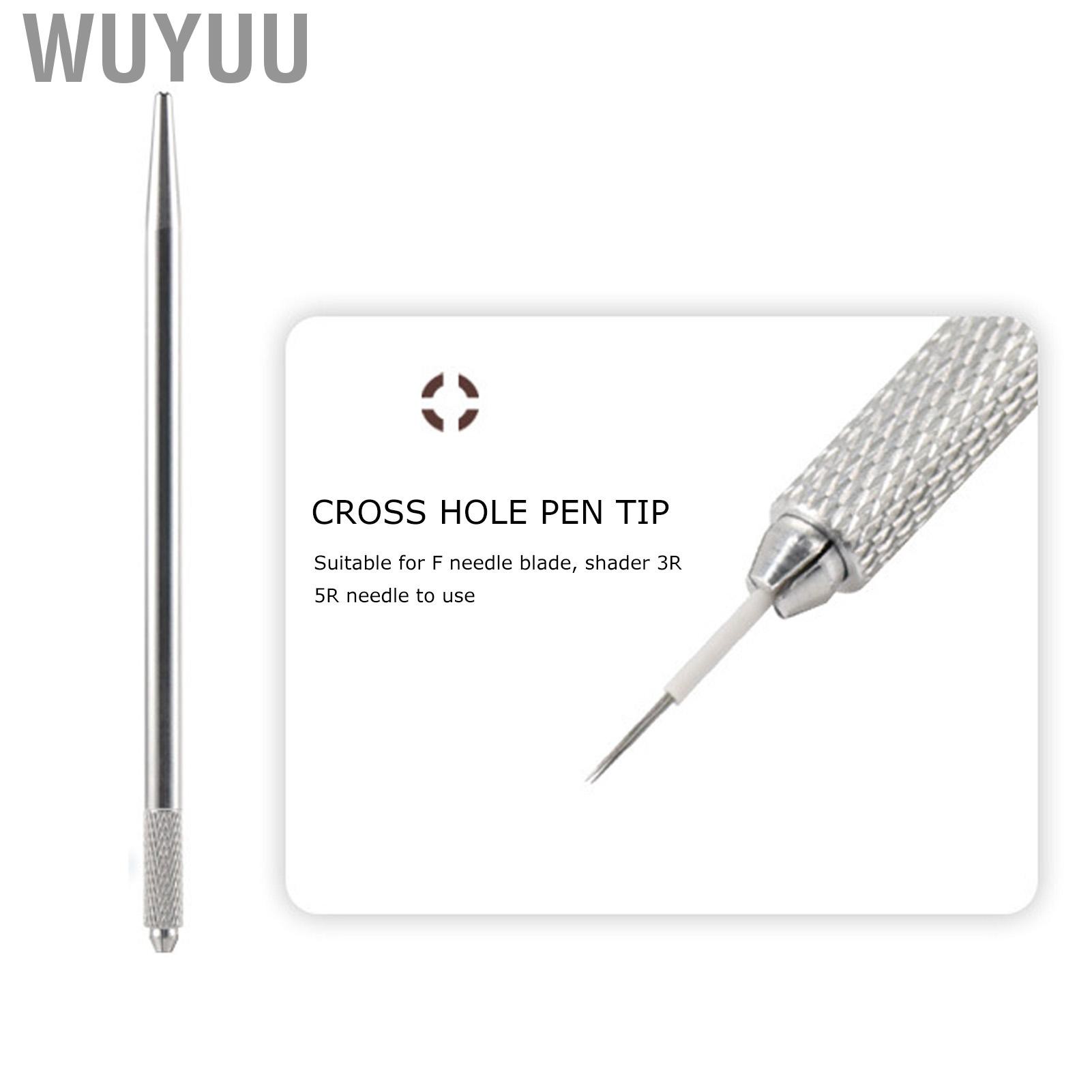 Wuyuu Manual Tattoo Pen Semi‑Permanent Microblading for Eyebrow Eyeliner Lips