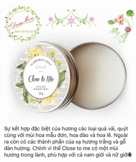 NƯỚC HOA KHÔ CAO CẤP GRACE