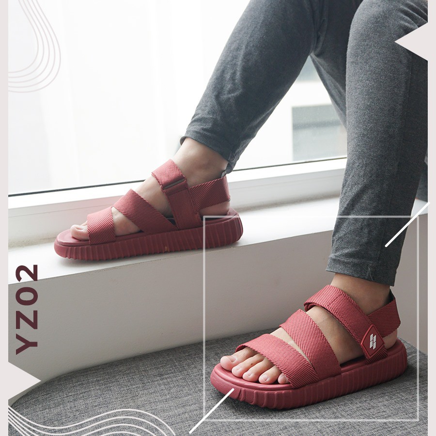 [SAADO Vietnam] Giày Sandal SAADO - YZ02 - Yezi Red Wine