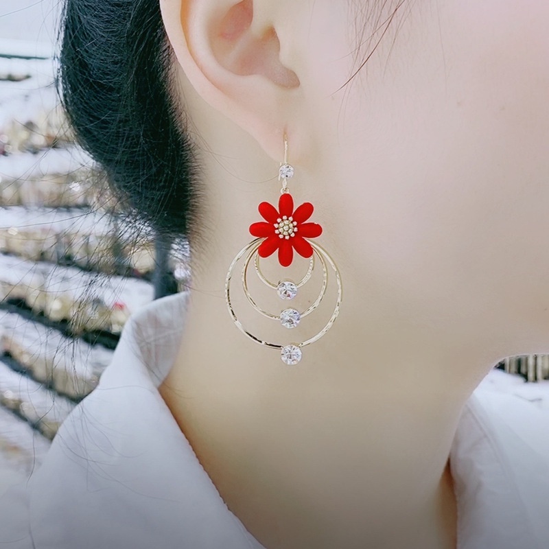 Bông tai mạ bạc 925 thiết kế đơn giản sang trọng cho nữ - B40
