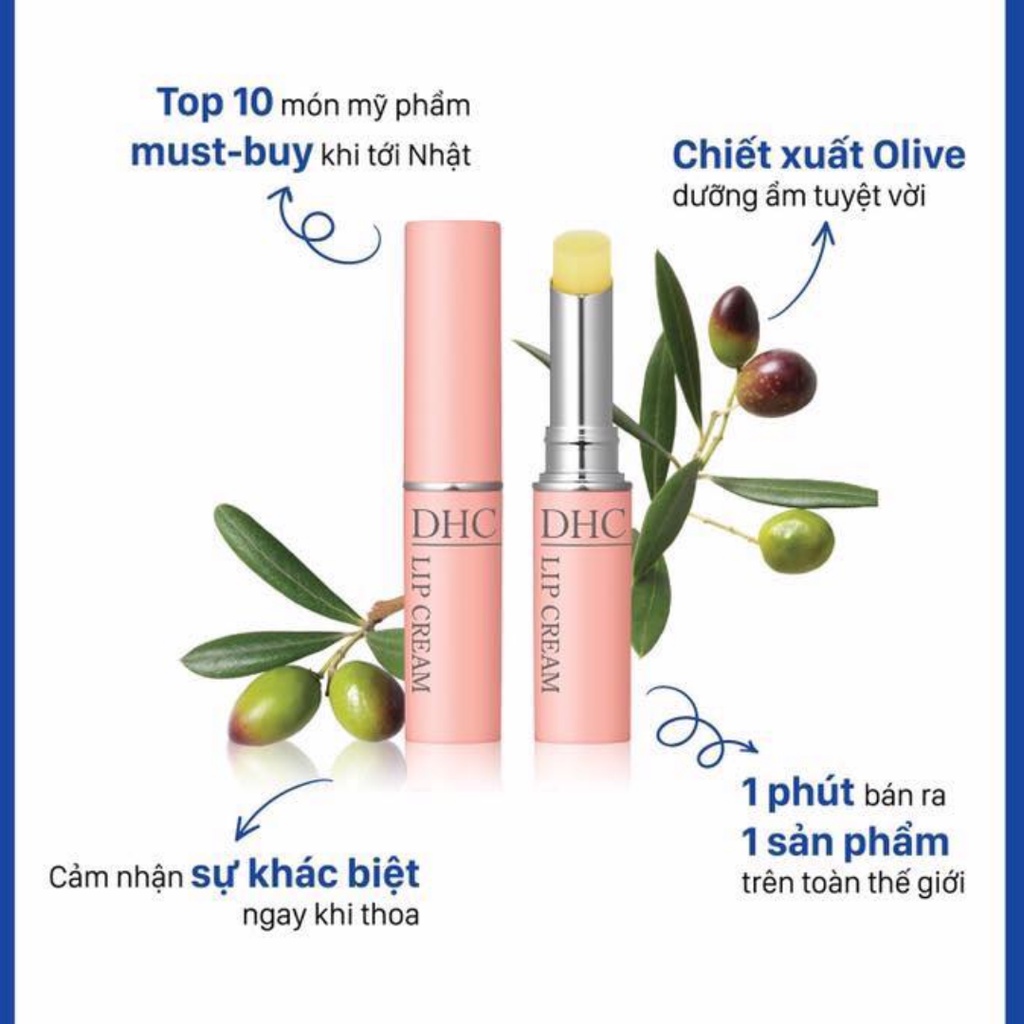 Son dưỡng môi  không màu  DHC Lip Cream 1,5g