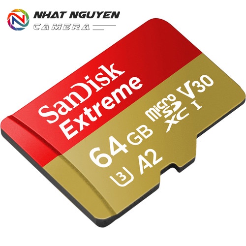 Thẻ MicroSD 64GB Sandisk Extreme 160MB/s A2 U3 V30