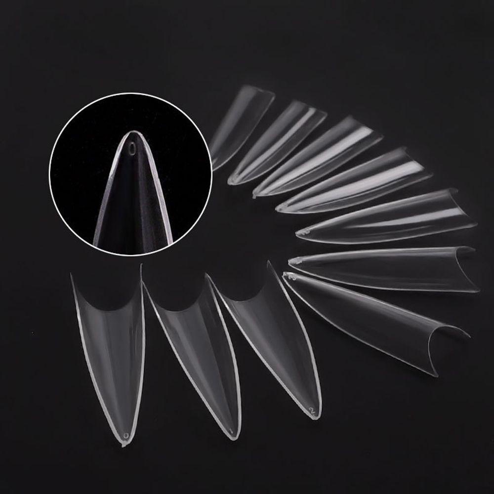 Hộp 500 Móng Tay Giả Toàn Diện / Một Nửa Bằng Acrylic DIY