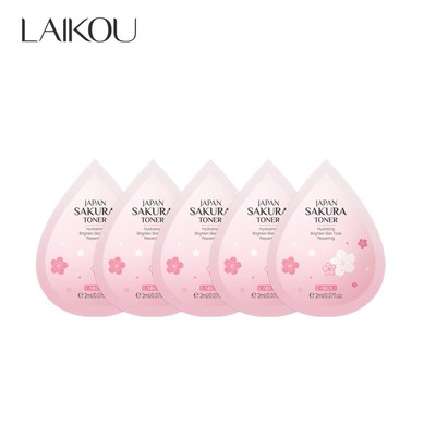 Bộ 5 toner LAIKOU Sakura chăm sóc da làm sáng 2g