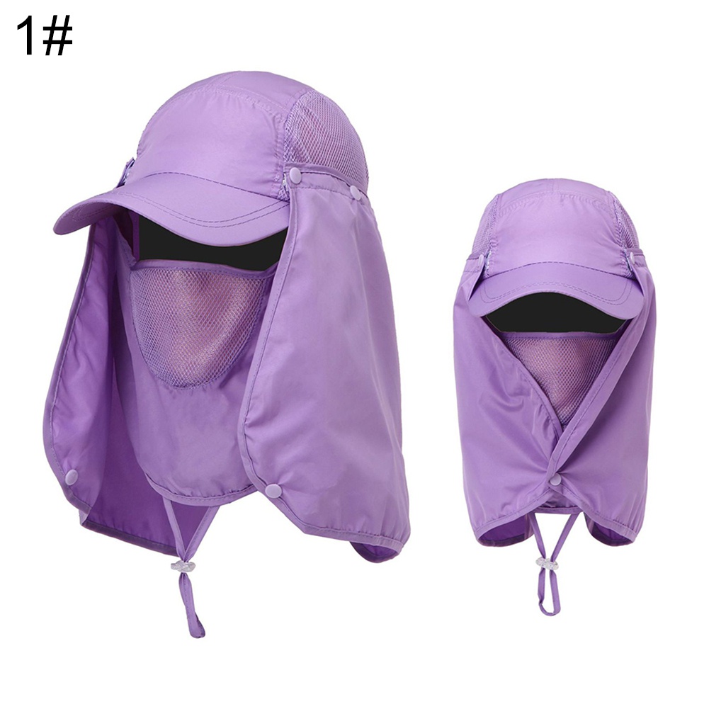 Nón Rộng Vành Có Khẩu Trang Che Cổ Chống Nắng