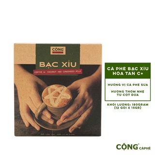 Cà phê Bạc xỉu hoà tan C+ - Cộng Cà Phê