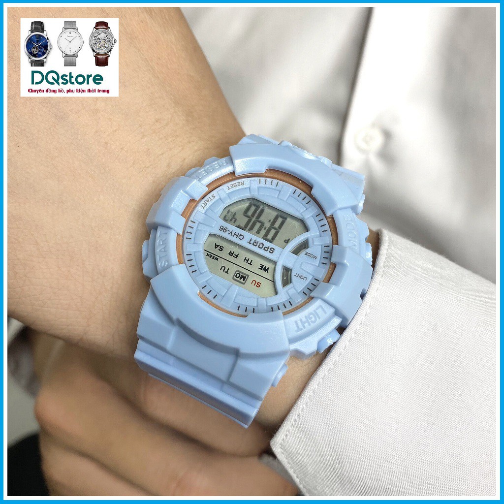 ( GIÁ SỈ TẬN GỐC ) Đồng hồ thể theo điện tử, phong cách unisex, cá tính, năng động, chống nước tốt 3ATM
