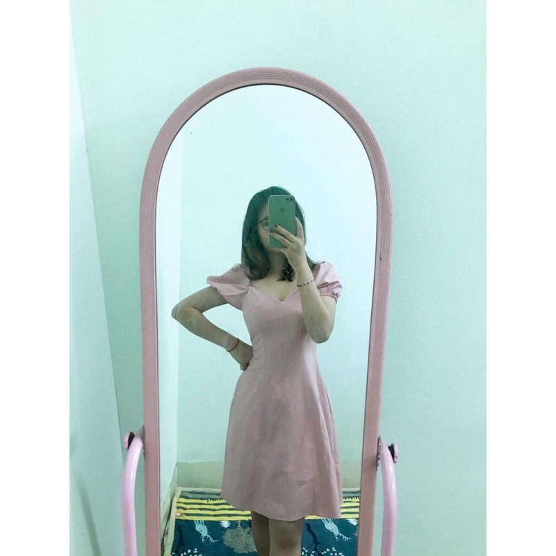 đầm hồng xinh