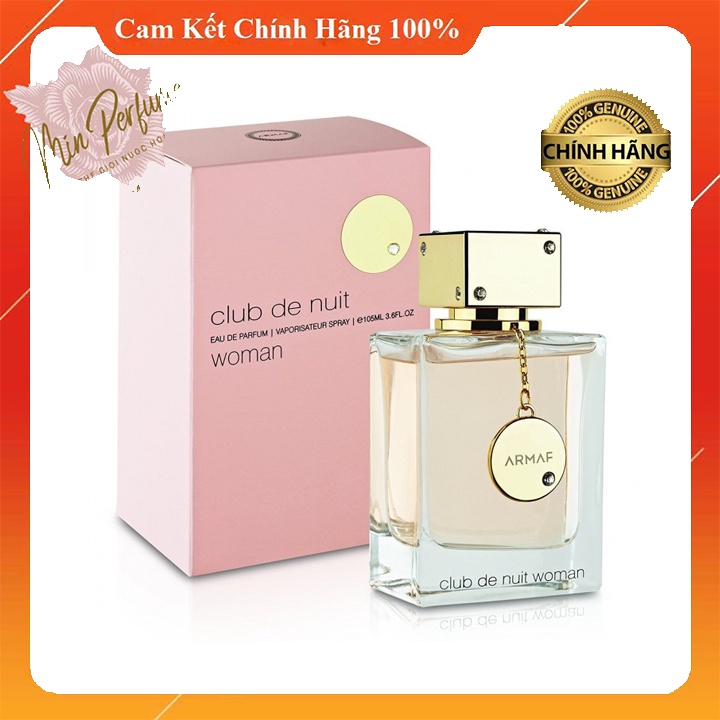 Nước hoa nữ cao cấp Armaf Club De Nuit Women 5ml-10ml-20ml - Nữ tính, thanh lịch, Ấm áp