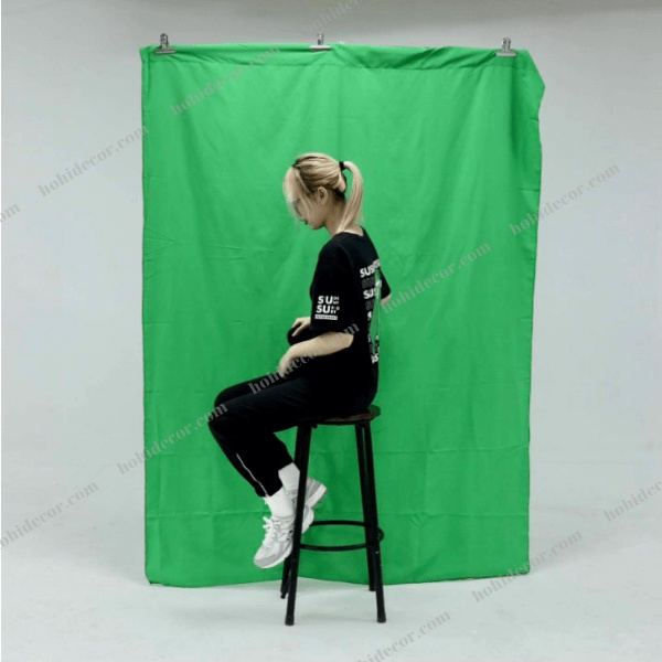 Phông Xanh Quay Phim, Tách Nền, Livestream, Phông Vải Chụp Ảnh Studio, Background Xanh Lá Key Hình - HoHi Decor