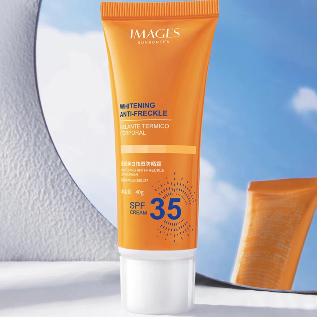 Kem Chống Nắng IMAGES suncreen 35SPF+ bảo vệ nâng tone da cấp ẩm không nhờn rít nội địa Trung