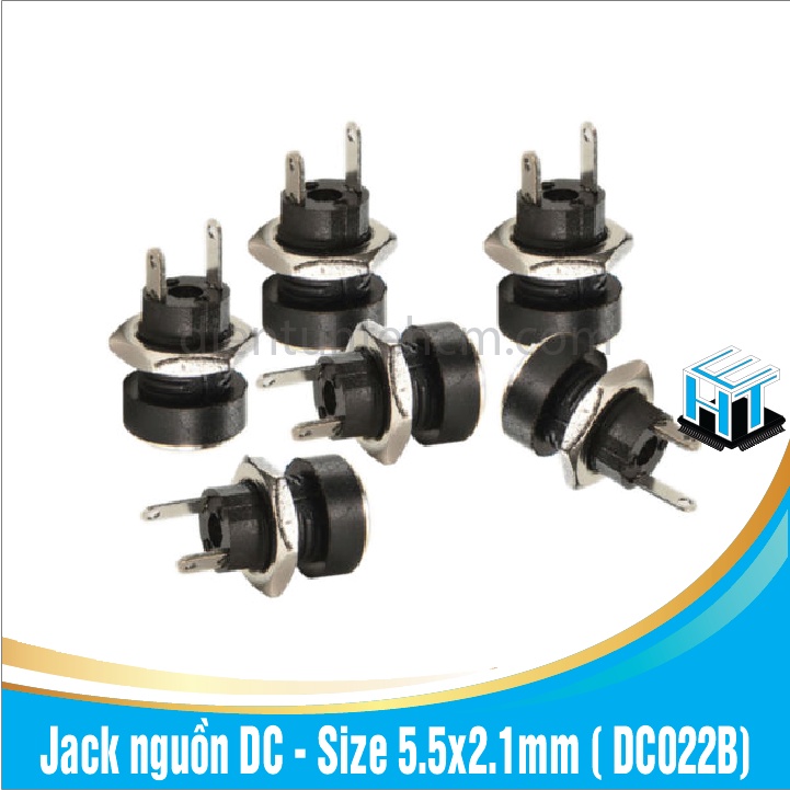 Combo 5 Jack nguồn DC - Size 5.5x2.1mm