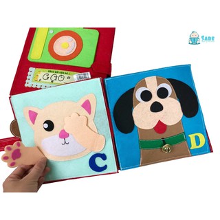 Sách vải the Alphabet (bé 6 đến 15 tháng)