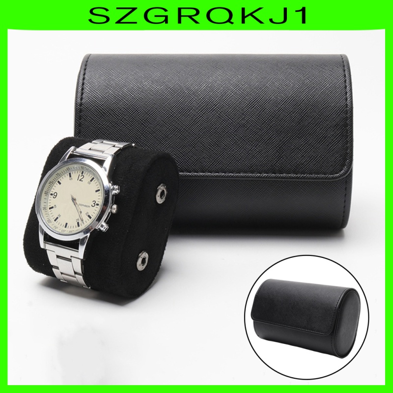 Ready Stock  2 Watch Travel Case Storage Organizer for 2 Watches | Portable Protection Fits All Wristwatches &amp; Smart Watches