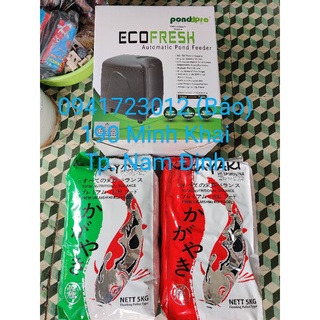 (Xem mô tả) Máy cho cá Koi ăn tự động cao cấp Ecofresh Ponddpro