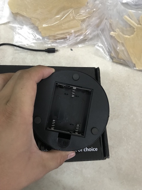 Đèn led 3d để bàn RGB có remote đk từ xa