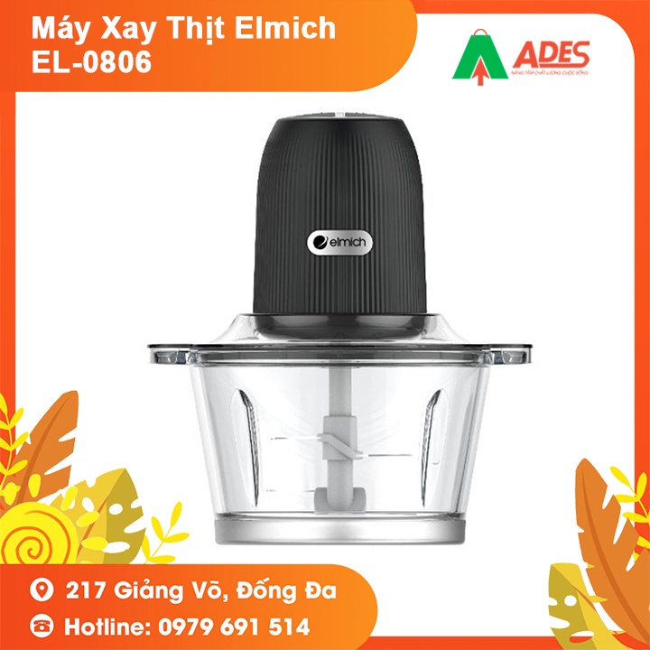 Máy Xay Thịt Elmich EL-0806 - Xay Thực Phẩm Đa Năng, Xay Thịt - Dung Tích 2L - NEW HOT 2021