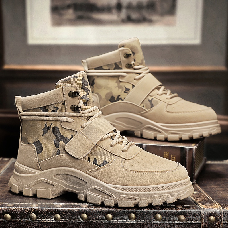 [ZY Martin boots Martin] Giày Bốt Nam. Giày Boot Phong Cách Trẻ Trung Cá Tính Dành Cho Nam Giày Boot Phong Cách Trẻ Trung Cá Tính Dành Cho Nam Áo Mưa Chống Thấm Nước Tiện Dụng Dép Quai Ngang Chống Trượt Thời Trang Găng Tay Chống Mòn Chống Mòn Chất Lượng C