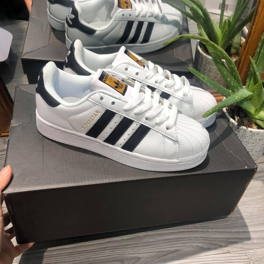 Giày Thể Thao Superstar Mũi Sò Tem Vàng hàng cao cấp full box bill - Hoàng Kim
