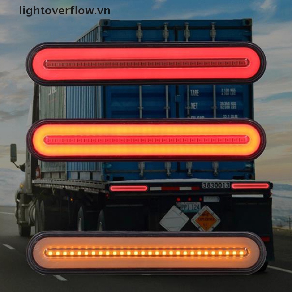 Đèn LED Phanh 12-24V 3 Trong 1 Màu Neon Chuyên Dụng Cho Xe Tải