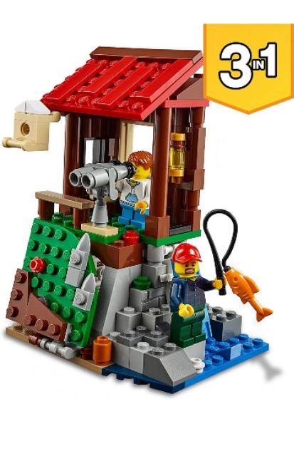 Đồ chơi Lắp ráp Lego Creator 3in1 Nhà gỗ ven hồ 31098