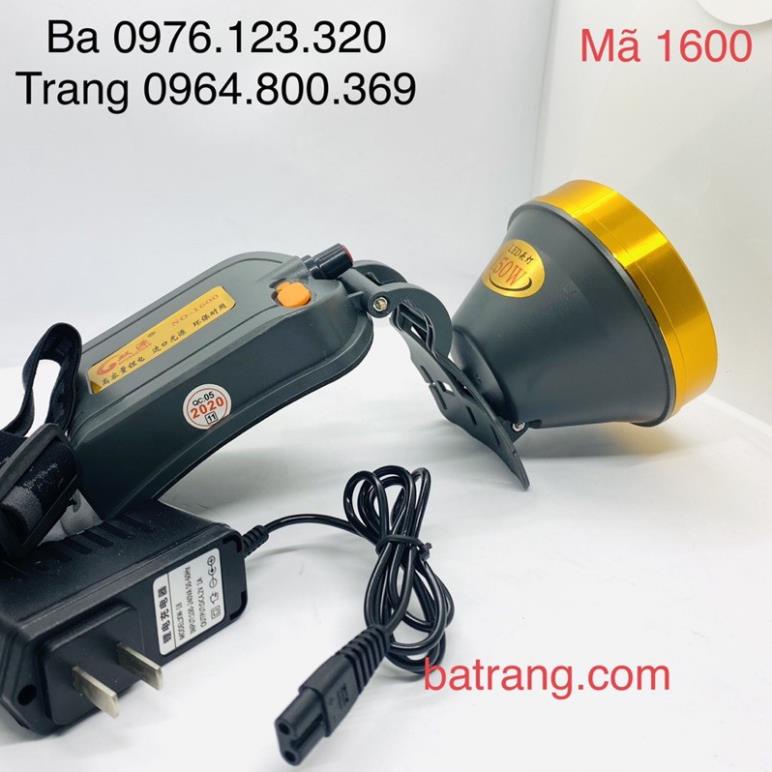 Đèn pin đội đầu siêu sáng điều chỉnh triết áp 1600 300W