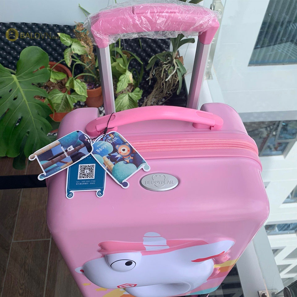 Vali Kéo Trẻ Em BEDDYBEAR Họa Tiết Xinh Xắn Cho Bé Trai/Bé Gái Từ 4t