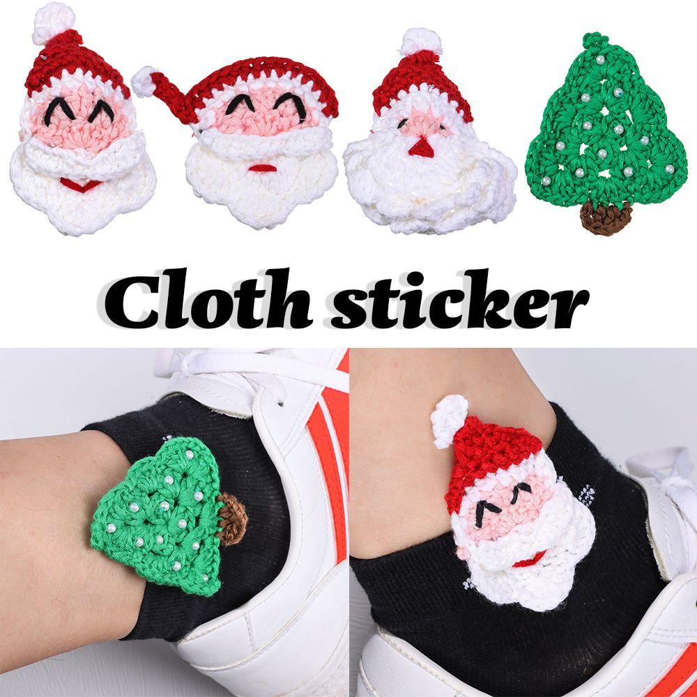 Miếng Dán Vải Hình Ông Già Noel Trang Trí Quần Áo