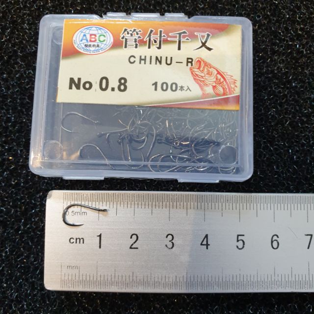 LƯỠI CÂU CÁ CHINU , CHI NU ( size 0.8 đến size 15 ) câu đài