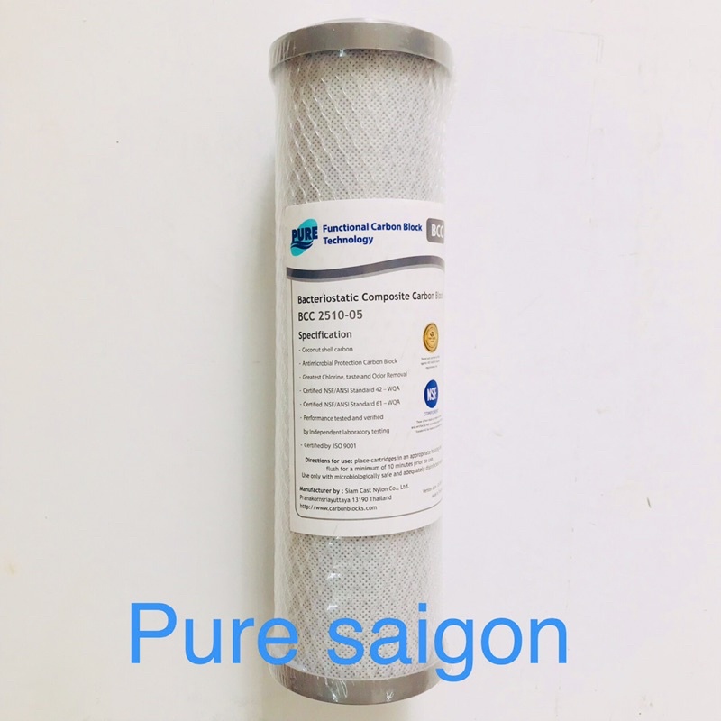 Lõi lọc Pure Than Nano Bạc diệt khuẩn