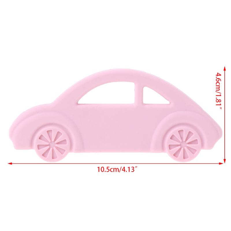 Đồ Chơi Ngậm Nướu Bằng Silicone Hình Xe Hơi Dành Cho Trẻ Sơ Sinh