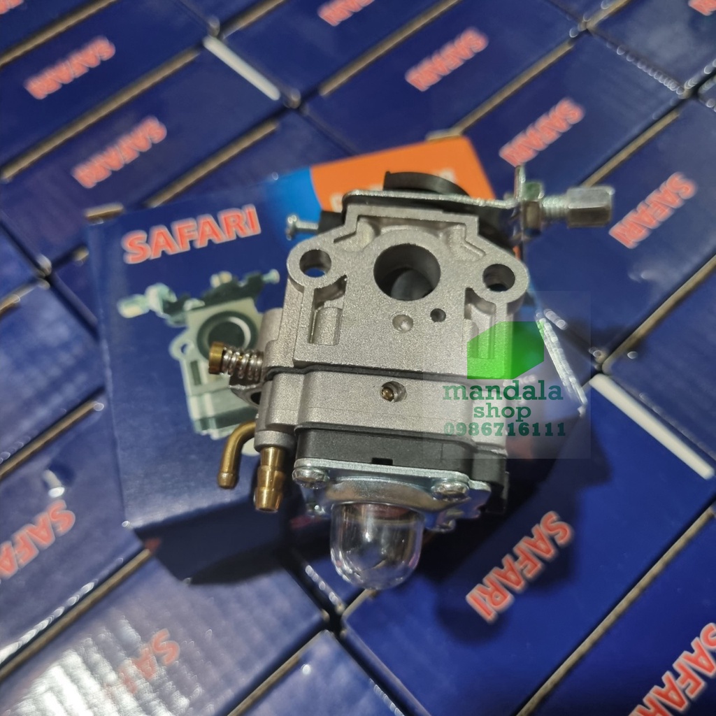 Chế hòa khí Sarafi máy cắt cỏ 260 - bình xăng con máy cắt cỏ 2 thì 260, 330...