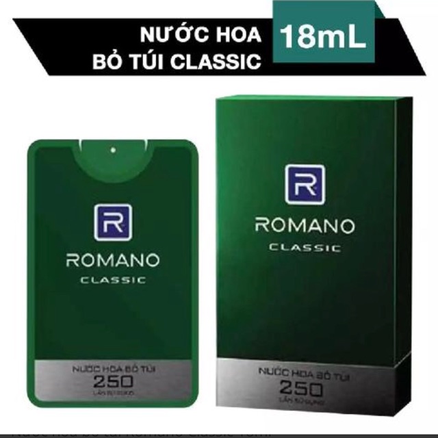 Nước hoa bỏ túi romano