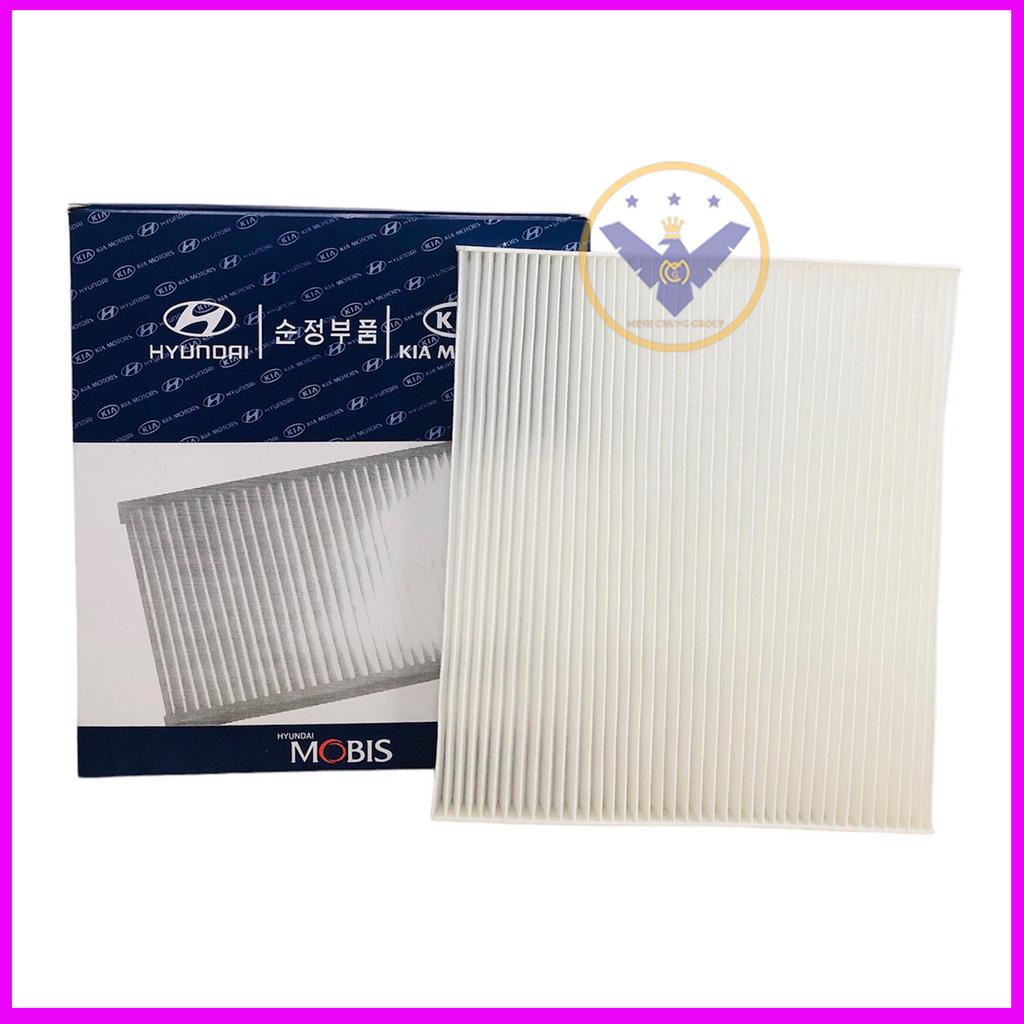 Combo 2 Lọc gió điều hòa Santafe , Sedona, Cerato 2.0, Optima, Sonata, Carnival, Azera  -mã  97133-2W000(Trắng)