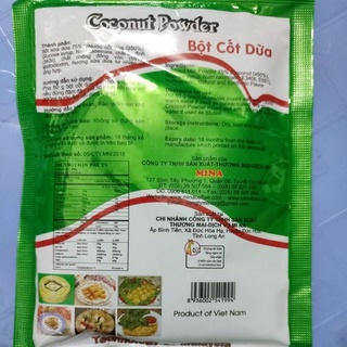 Bột cốt dừa gói 50g thơm béo