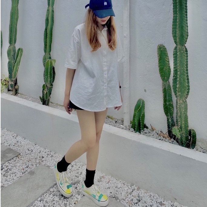 Giày Thể Thao Nữ Ulzzang Vintage, Giày Vải Canvas Graffiti Họa Tiết Vẽ Tay Basic Hàn Quốc, Street Style - Iclassy_Shoes