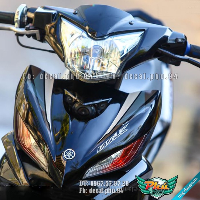 Tem rời Exciter 2011-2014 LC đen xám (W)