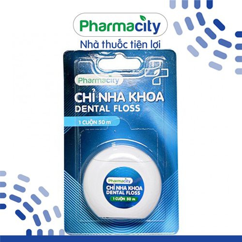 Chỉ nha khoa Pharmacity (cuộn 50m/hộp)