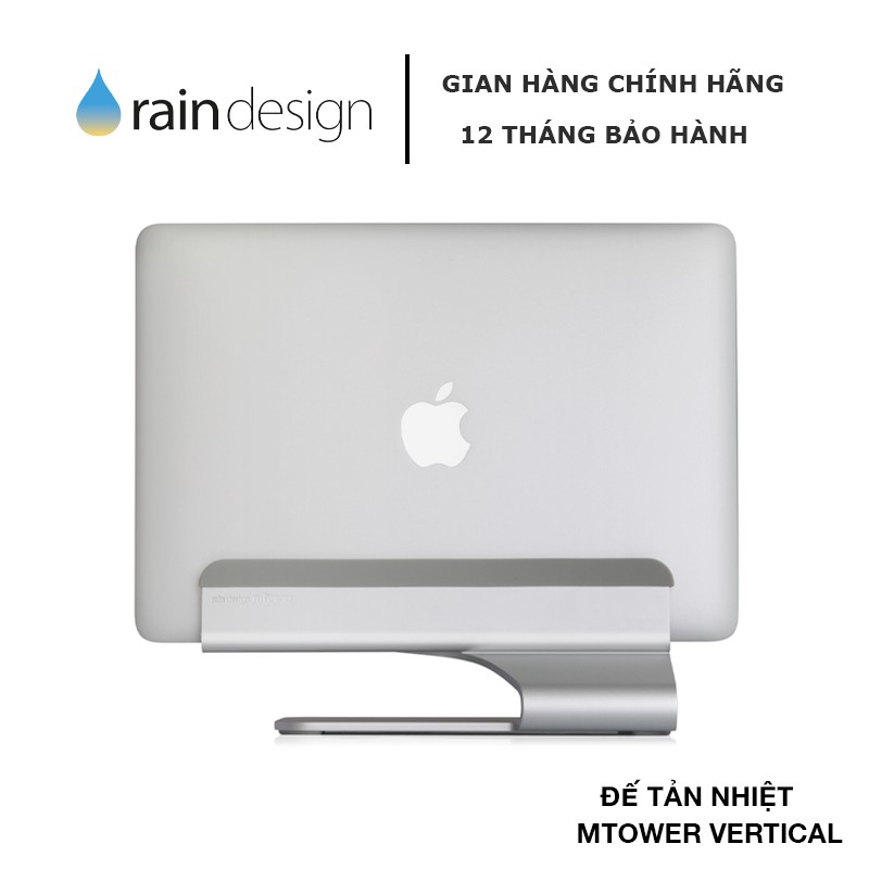 ĐẾ TẢN NHIỆT RAIN DESIGN (USA) MTOWER VERTICAL MACBOOK SILVER – RD-10037 - HÀNG CHÍNH HÃNG