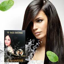 Nhuộm tóc dược liệu Thái Dương thảo dược hộp 5 gói chính hãng