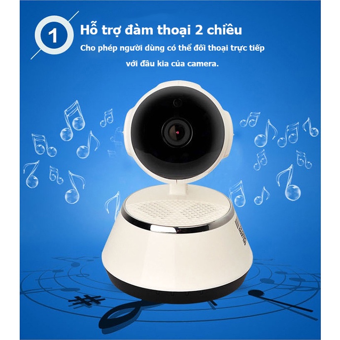 [Bảo hành 1 năm] Camera wifi mini giám sát IP V380 Pro kết nối điện thoại thông minh - camera an ninh gia đình