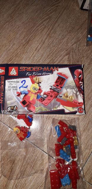 Lắp ráp 1 hộp LegoSridep_man 66012