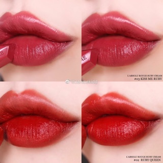 💄💋Son Lancome 02 L’absolu Rouge Ruby Cream 02 Ruby Queen Limted Edition 💋💄