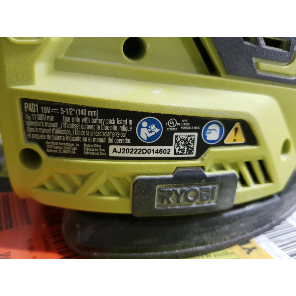 THÂN MÁY CHÀ NHÁM TAM GIÁC PIN RYOBI P401