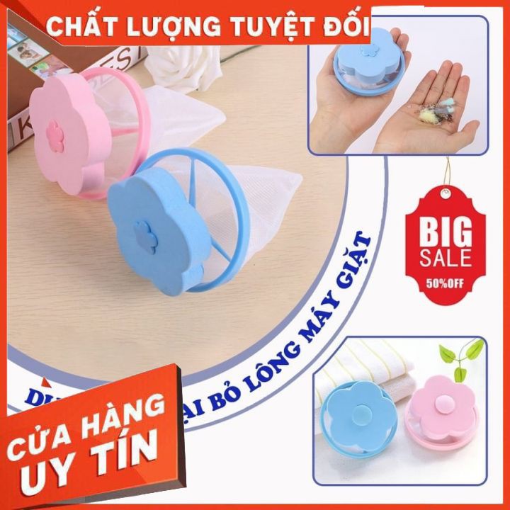 Phao Lọc Cặn Bẩn Máy Giặt, Túi Lọc Gom Rác Lồng Máy Giặt Thông Minh [SALE OFF]