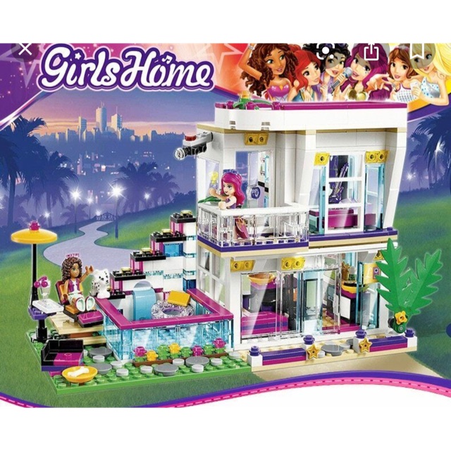 Đồ chơi xếp hình lắp ráp lego friend nhà biệt thự -sx3008 bela 10498 friends