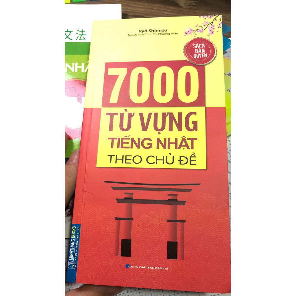 Sách tiếng Nhật - 7000 từ vựng tiếng Nhật theo chủ đề