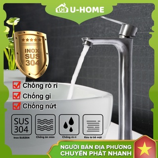 Kéo dài Vòi lavabo U-HOME Cao cấp Vòi lavabo Inox SUS 304 S20-111H(phiên bản Deluxe)